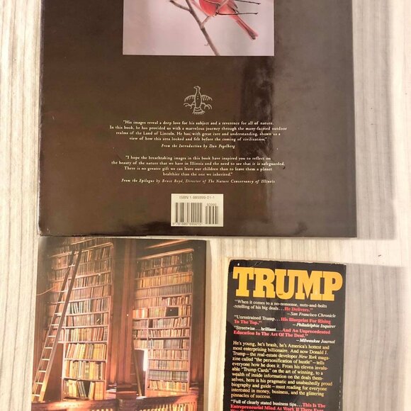 Lot of 3 Books, Illinois Seasons, trinity college & Trump Book - Picture 2 of 10